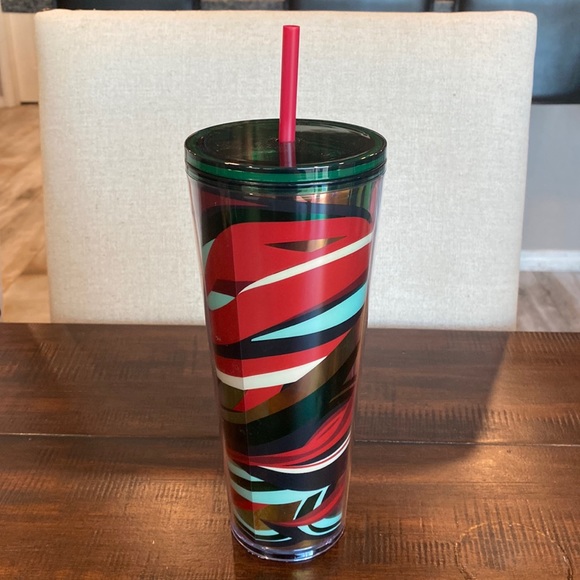 Starbucks Tumbler Christmas 2021 Limited Edition Holiday Swirl (NEW WITH TAGS!!) - Picture 5 of 5